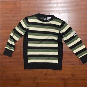 Boys Lrg striped sweater.